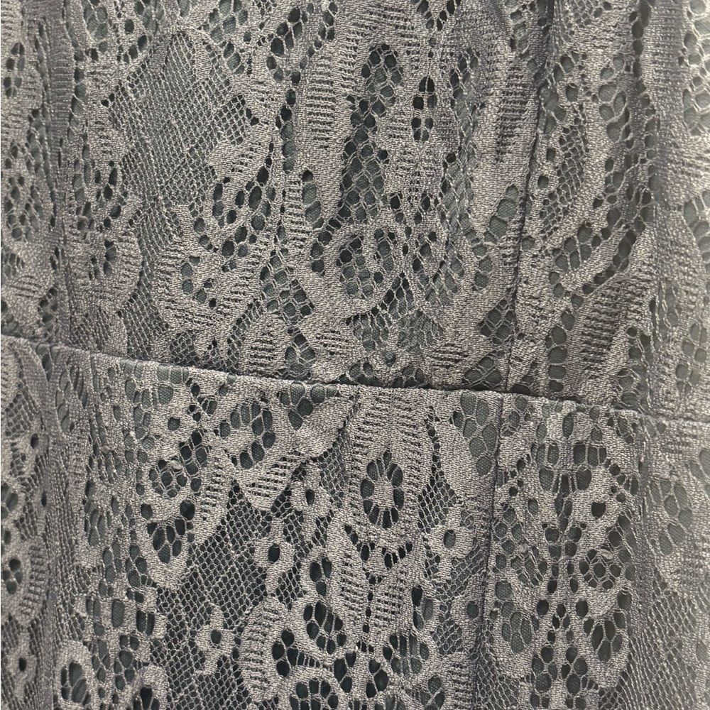 Elegant Lace Fringe Dress in Blue - Picture 4 of 14